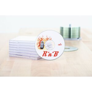 Etykiety na plyty CD a4 biale ø 116 mm papier matowy kryjacy 200 szt