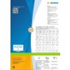 Etykiety Premium a4, biale 64,6x33,8 mm papier mat 4800 szt.