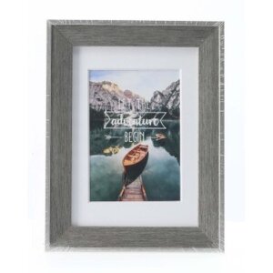 Hama ramka plastikowa Sierra grey 13x18 cm z passepartout 9x13 cm
