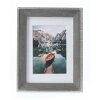 Hama ramka plastikowa Sierra grey 13x18 cm z passepartout 9x13 cm