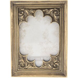 Ramka na zdjęcia 2F0561 złota 13x2x18 cm - 10x15 cm Fot.