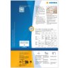 Przywieszka odporna na rozdarcie a4 52,5x93,5 mm biala papier-folia-papier perforowany nieprzylepna 1200 szt.