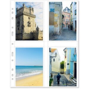 Koperty fotograficzne 100 x 150 mm wysokie biale 250 kopert