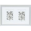 S021D1 Aluminiowa ramka galeryjna w kolorze srebrnym na 2 zdjęcia 10x15 cm