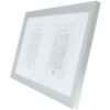 S021D1 Aluminiowa ramka galeryjna w kolorze srebrnym na 2 zdjęcia 10x15 cm