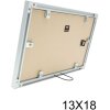 S021D1 Aluminiowa ramka galeryjna w kolorze srebrnym na 2 zdjęcia 10x15 cm