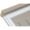 S223K7 Taupe Drewniana rama do oprawiania przedmiotów 30x30 cm