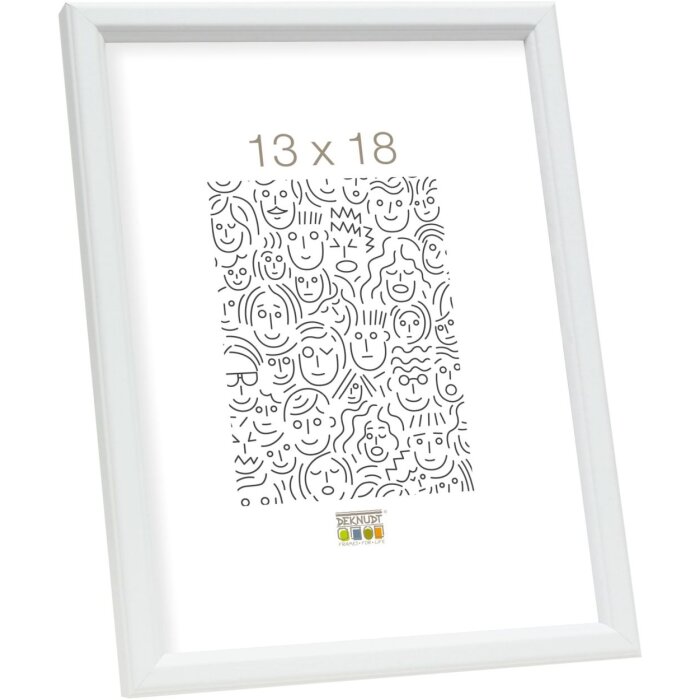Deknudt S236K1 Ramka drewniana w kolorze białym 13x18 cm