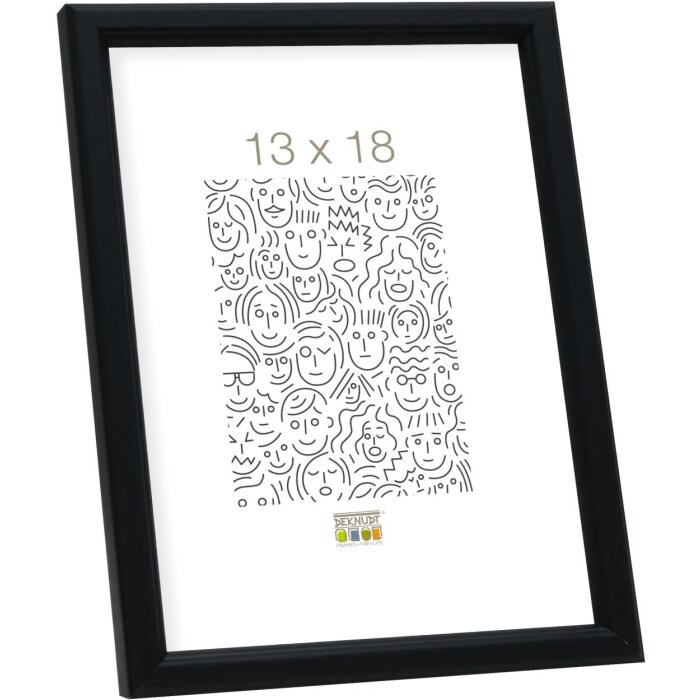 S236K2 Ramka drewniana w kolorze czarnym 10x15 cm