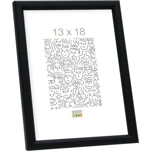 S236K2 Ramka drewniana w kolorze czarnym 10x15 cm
