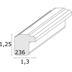 S236K2 Ramka drewniana w kolorze czarnym 10x15 cm