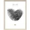 S46CH1 Ramka na zdjęcia w kolorze naturalnym z białą krawędzią 15x15 cm