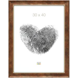 S46EA3 Rama drewniana w kolorze złotym 40x50 cm