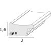 Deknudt S46ED1 Ramka drewniana srebrna 13x18 cm