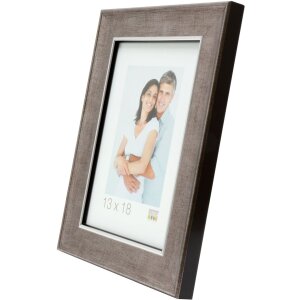 S46ED1 Ramka drewniana w kolorze srebrnym 20x30 cm