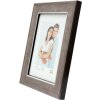 S46ED1 Ramka drewniana w kolorze srebrnym 20x30 cm