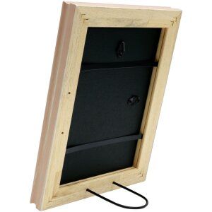 S46LF3 Rustykalny styl malowana beżowa ramka na zdjęcia 10x15 cm