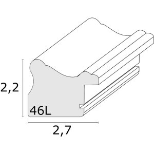 S46LF3 Rustykalny styl malowana beżowa ramka na zdjęcia 10x15 cm