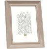 S46LF3 Rustykalny styl malowana beżowa ramka na zdjęcia 20x30 cm