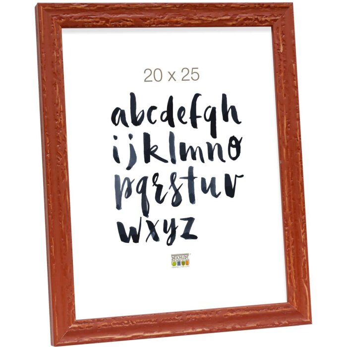 S46MF3 Brązowa rama drewniana w zwietrzałym wykończeniu 20x20 cm