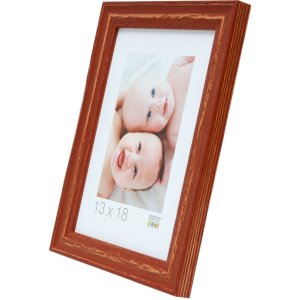 S46MF3 Brązowa rama drewniana w zwietrzałym wykończeniu 20x20 cm