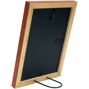 S46MF3 Brązowa rama drewniana w zwietrzałym wykończeniu 20x20 cm