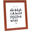 S46MF3 Brązowa rama drewniana w zwietrzałym wykończeniu 20x20 cm
