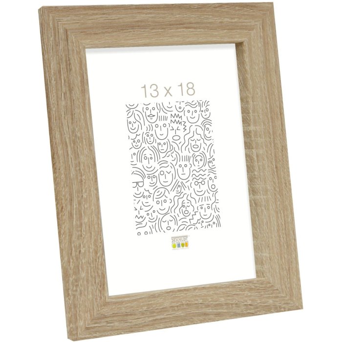 S49BH1 Ramka na zdjęcia w kolorze naturalnego drewna 30x45 cm