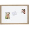 S49BH1 Tablica magnetyczna w kolorze naturalnego drewna 40x60 cm