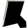 S57MC1 Ramka metalowa w kolorze srebrnym błyszczącym z passe-partout 10x15 cm