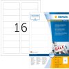 Etykiety a4 biale 88,9x33,8 mm Ruchome-usuwalne papier mat 1600 szt.