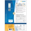 Etykiety a4 biale 88,9x33,8 mm Ruchome-usuwalne papier mat 1600 szt.