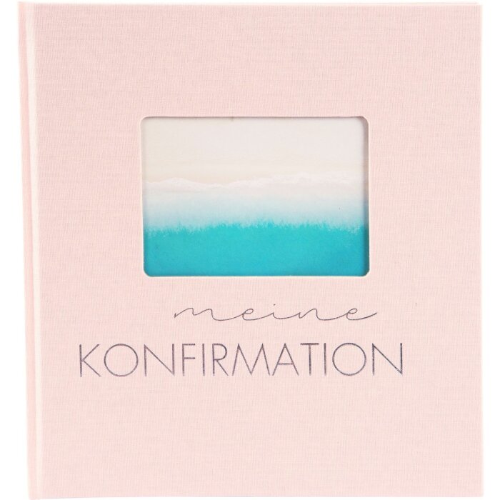 Goldbuch Album na bierzmowanie Lniany róż 23x25 cm 44 strony