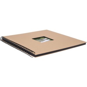 HNFD Album spiralny Khari kraft 33x33 cm 50 czarnych stron