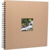 HNFD Album spiralny Khari kraft 33x33 cm 50 czarnych stron
