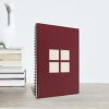 Album spiralny Manille 34x25 cm czerwony