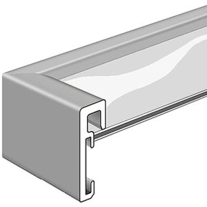 Nielsen Aluminiowa ramka na zdjęcia Alpha 50x60 cm srebrny mat