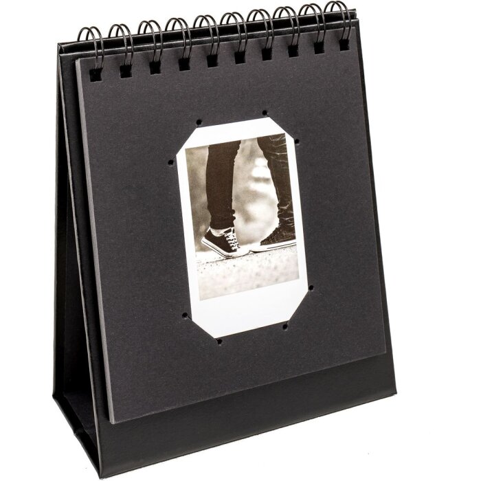 Adventure Spiral Photo Frame Black 12 zdjec Instax