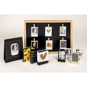 Adventure Spiral Photo Frame Black 12 zdjec Instax