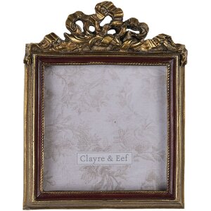 Ramka na zdjecia 9x1x11 cm - 7x7 cm Clayre & Eef 2f0685