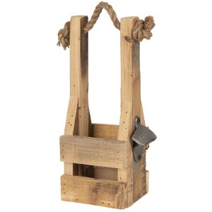 Stojak na butelki z otwieraczem 9x10x29 cm Clayre &...