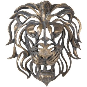 Dekoracja Głowa Lwa 42x23x46 cm Clayre & Eef 6PR2811