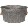 Żeliwne wiadro dekoracyjne (2 sztuki) Ø 35x17 - Ø 27x15 cm Clayre & Eef 6Y3735