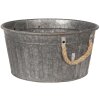 Żeliwne wiadro dekoracyjne (2 sztuki) Ø 35x17 - Ø 27x15 cm Clayre & Eef 6Y3735