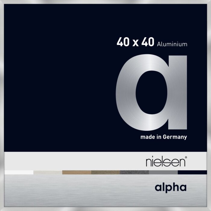 Nielsen Aluminiowa ramka na zdjęcia Alpha TCSC 40x40 cm srebrna