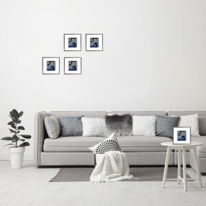 Ramka plastikowa Henzo Napoli 30x30 cm stalowa