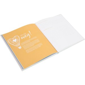 Złota Księga Pamiętnik ślubny Nasza historia miłosna 23x25 cm 44 ilustrowane strony