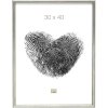 S236D1 Ramka drewniana srebrna 10x15 cm