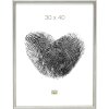 S236D1 Ramka drewniana srebrna 30x40 cm