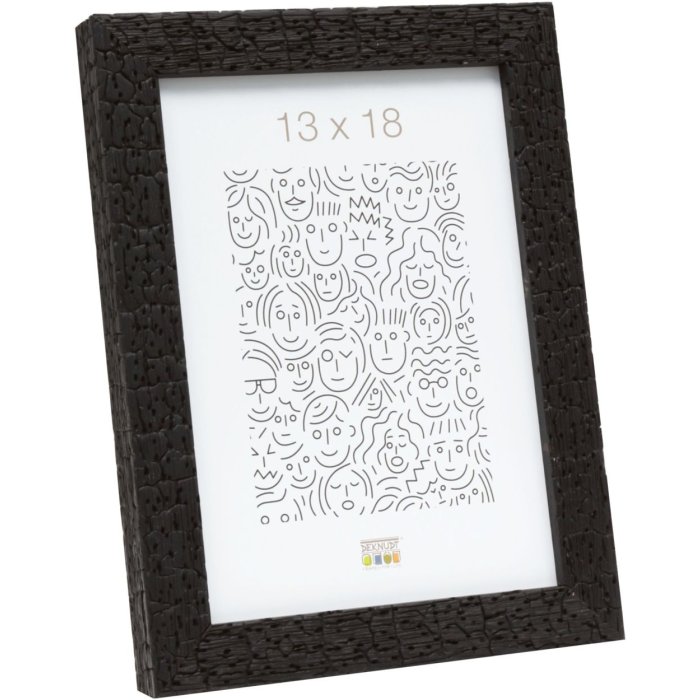 Ramka drewniana S45RL czarna 13x18 cm